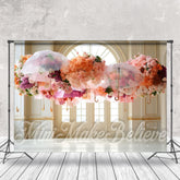 Lofaris Colorful Transparent Flower Umbrella Floral Backdrop